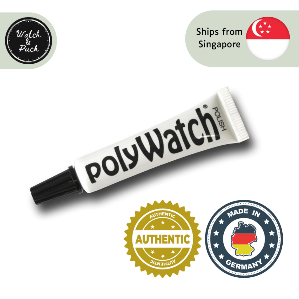 Polywatch Plastic Polish for watches, removes scratches, restore