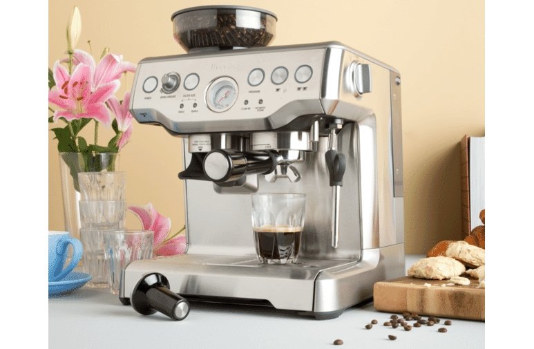 the Barista Express® - Brushed Stainless Steel - Watch&Puck