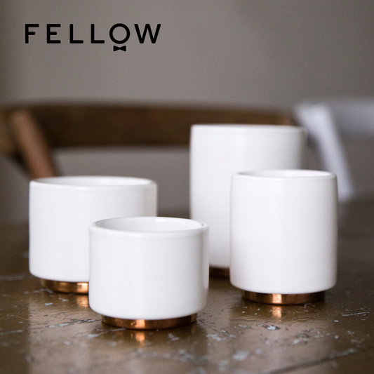 Fellow Monty Milk Art Cups, Double Wall Ceramic Cup