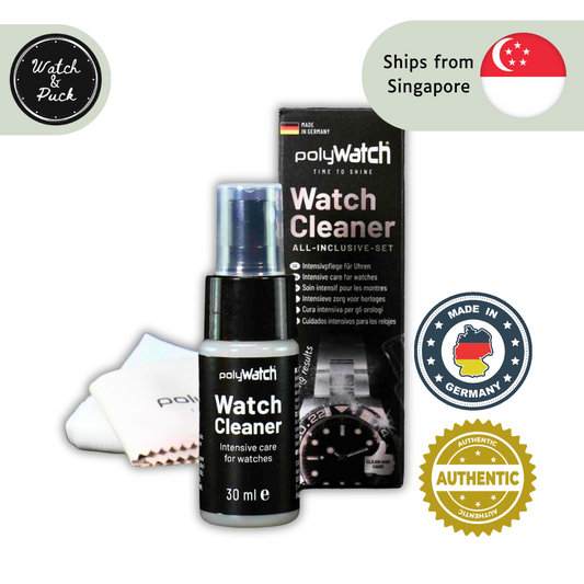 Polywatch Watch Cleaner Solution and Polish, Effective Cleaning, Care and Polishing of High Quality Metal Wristwatches