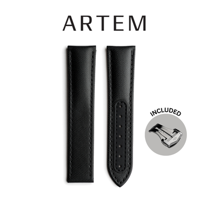 Artem Loop-Less Sailcloth Watch Strap