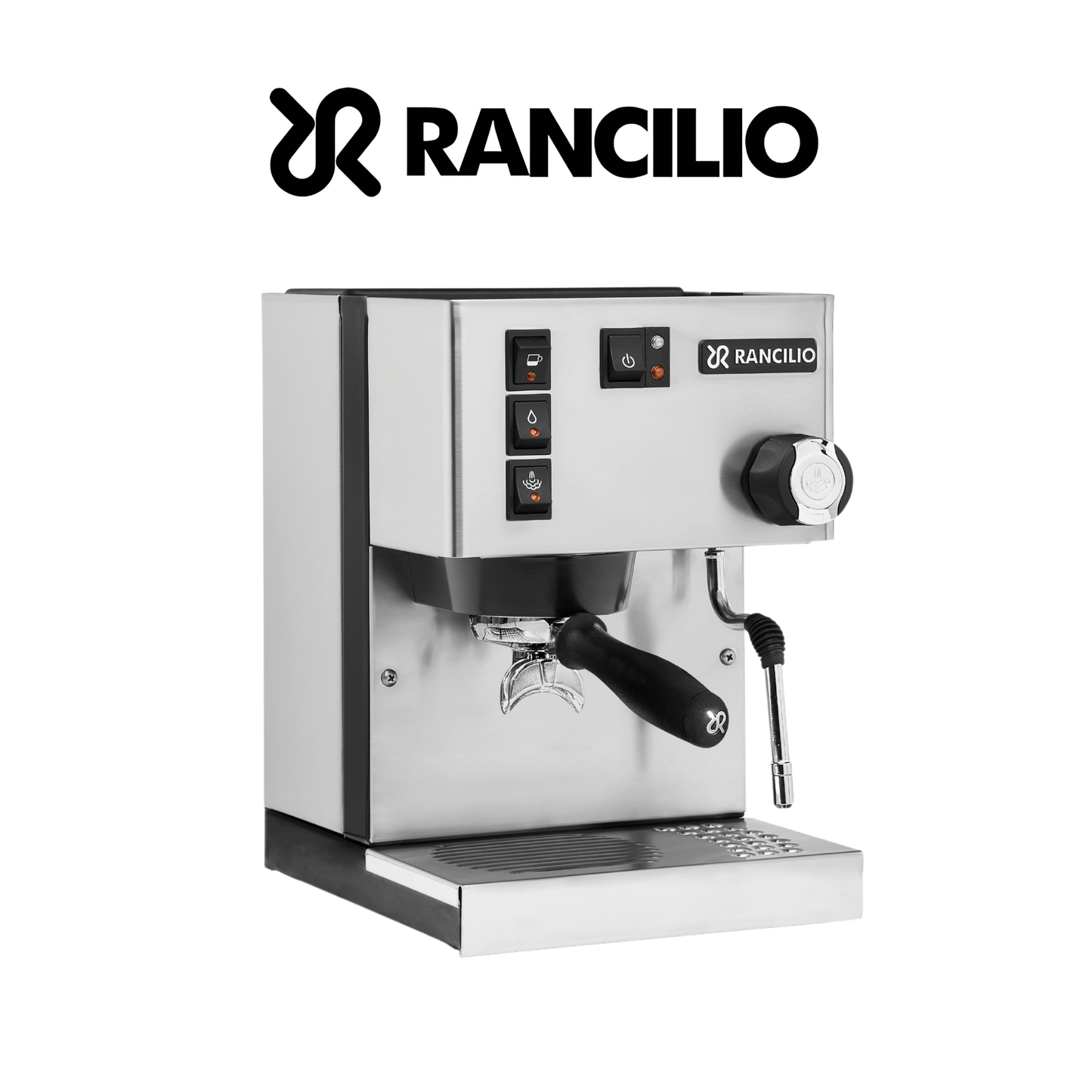 Rancilio Silvia V6, espresso machine for home use, 58mm portafilter, 15 bar pump, 300ml Brass Boiler