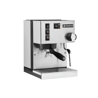 Rancilio Silvia V6, espresso machine for home use, 58mm portafilter, 15 bar pump, 300ml Brass Boiler