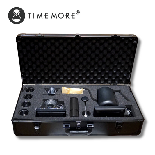 Timemore C3 Coffee Suitcase with Scale and Electric Kettle, C3 Grinder, 4 glasses, Gift box set