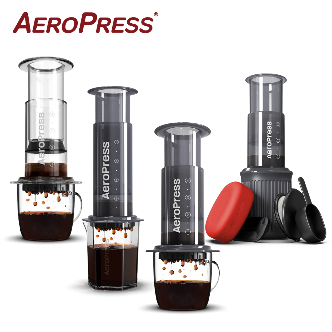 Aeropress Coffee Maker, Aeropress Original, Go, Clear, XL
