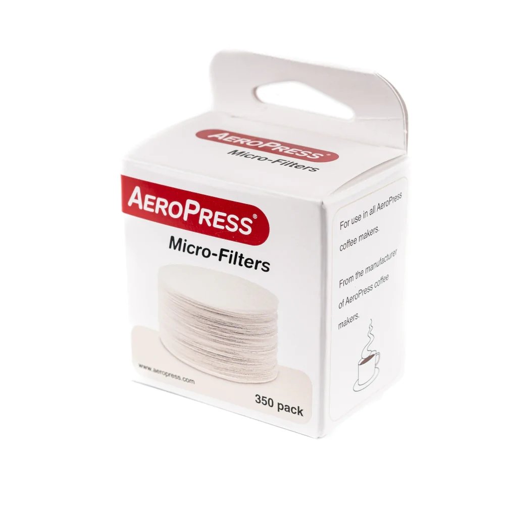 AeroPress® Micro-Filters Replacement - 1 Pack (350 Pieces), Compatible with AeroPress Original and AeroPress Go - Watch&Puck