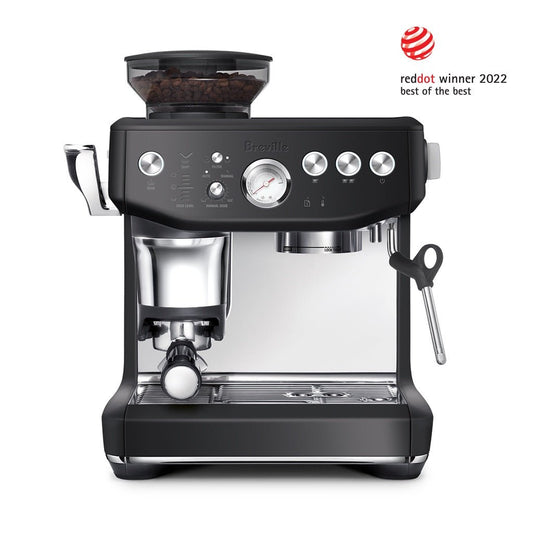 Breville - The Barista Express™ Impress (Black Truffle) BES876, The Impress Puck™ System, Assisted Tamping - Watch&Puck
