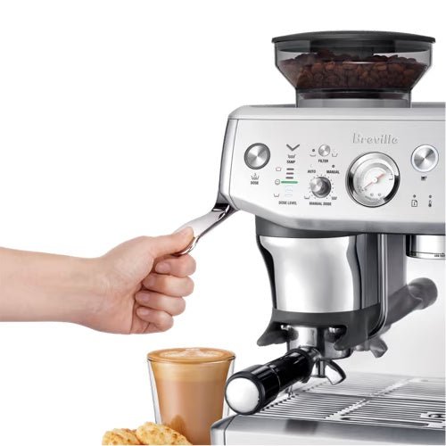 Breville - The Barista Express™ Impress (Seasalt) BES876, The Impress Puck™ System, Assisted Tamping - Watch&Puck
