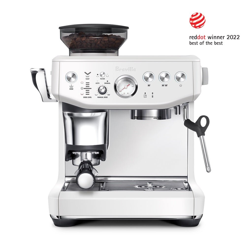 Breville - The Barista Express™ Impress (Seasalt) BES876, The Impress Puck™ System, Assisted Tamping - Watch&Puck