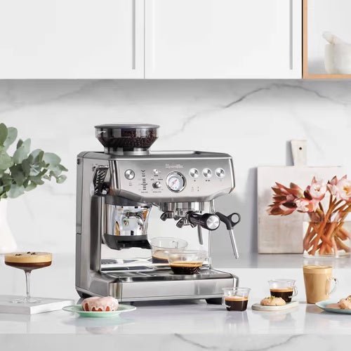 Breville - The Barista Express™ Impress (Stainless Steel) BES876, The Impress Puck™ System, Assisted Tamping - Watch&Puck