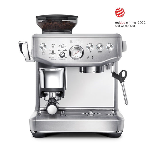 Breville - The Barista Express™ Impress (Stainless Steel) BES876, The Impress Puck™ System, Assisted Tamping - Watch&Puck