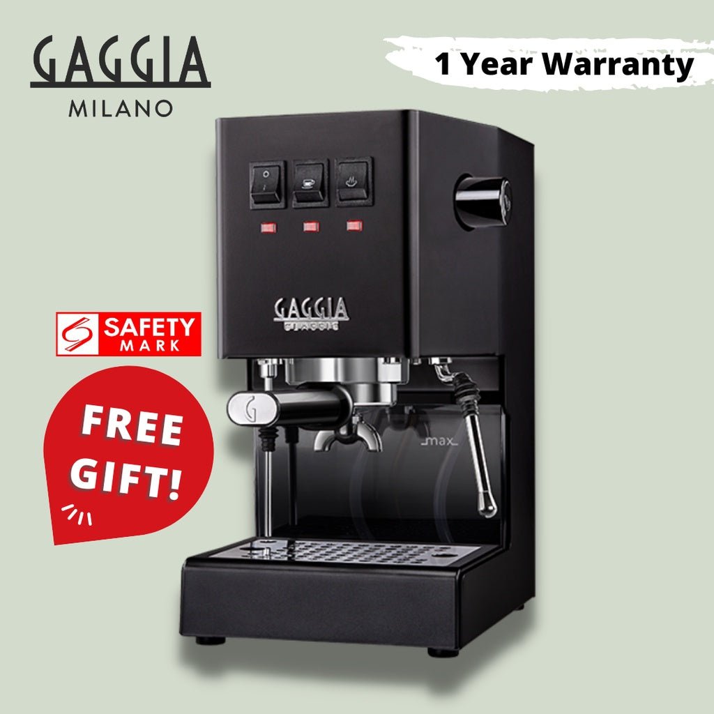 Gaggia Classic Pro Coffee Machine (Thunder Black) Semi-Automatic Espre –  Watch and Puck