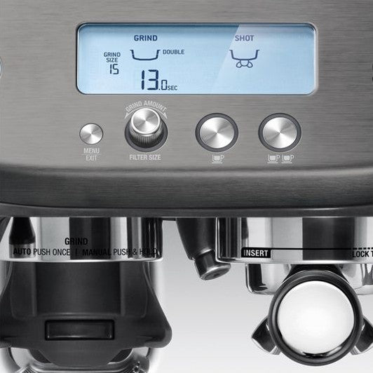 the Barista Pro™ - Black Stainless Steel - Watch&Puck