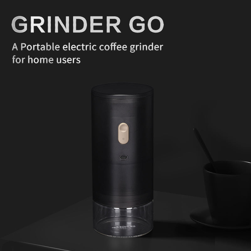 Timemore Grinder Go Electric Coffee Grinder Capacity 60g with E&B Stainless Steel Conical Burr, Adjustable Setting - Watch&Puck